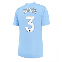 Camisa de time de futebol Manchester City Ruben Dias #3 Replicas 1º Equipamento Feminina 2023-24 Manga Curta